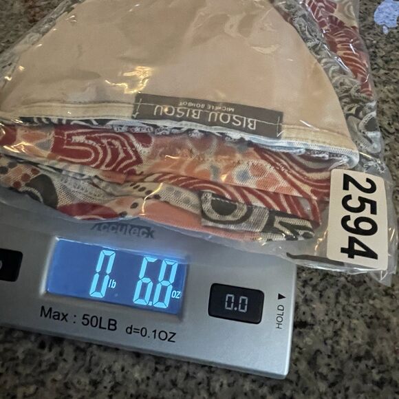 Bisou Bisou Floral Midi Mesh Dress Lace Waist V Neck Cap Sleeve Sheer 90’s Y2K-S - Picture 10 of 10